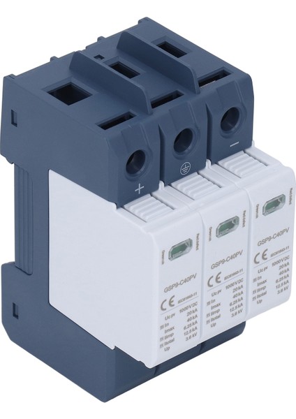 Aşırı Gerilim Koruma Cihazı 40KA 3p Spd Fotovoltaik Koruyucu Dın Ray Montajı Dc 1000V (Yurt Dışından) fiyatları