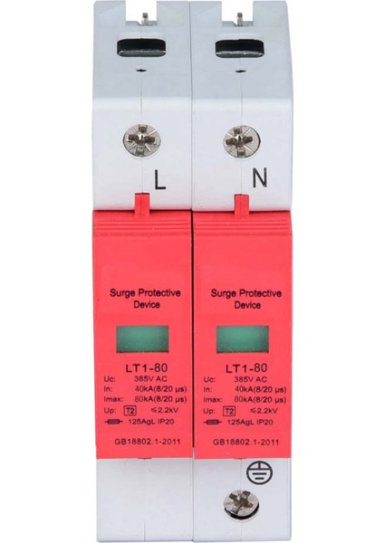 Aşırı Gerilim Koruma Cihazı Telefon Thunder Tele Koruyucu Düşük Gerilim Parafudr (2P80KA) (Yurt Dışından) modelleri