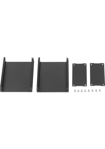 Proje Kutusu Bölünmüş Tip Yüzey Kumlama Oksidasyon Alüminyum Alaşım Güç Bağlantı Kutusu Siyah (Yurt Dışından)