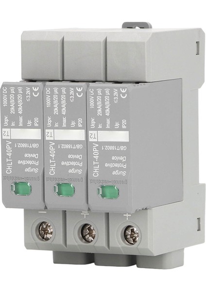 3p Fotovoltaik Aşırı Gerilim Koruma Cihazı Yüksek Doğruluklu Güvenli Aşırı Gerilim Koruma Cihazı DC1000V (Yurt Dışından) fiyatları