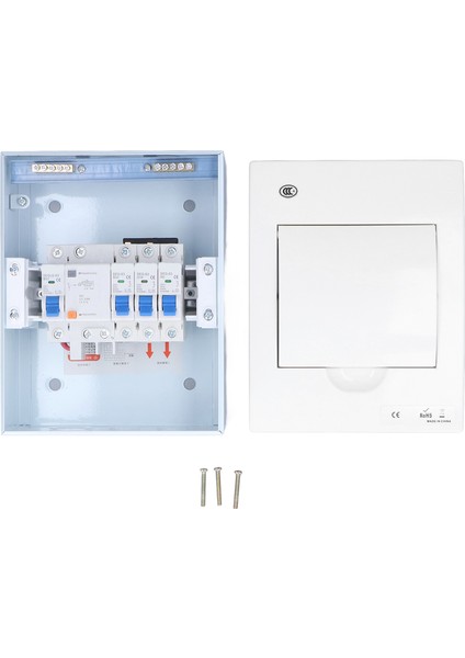 3 Yollu Iç Dağıtım Kutusu Standart 3mcb (B6A+B16A+B32A) Rcd (63A 1p+N) B Sigorta (Yurt Dışından)