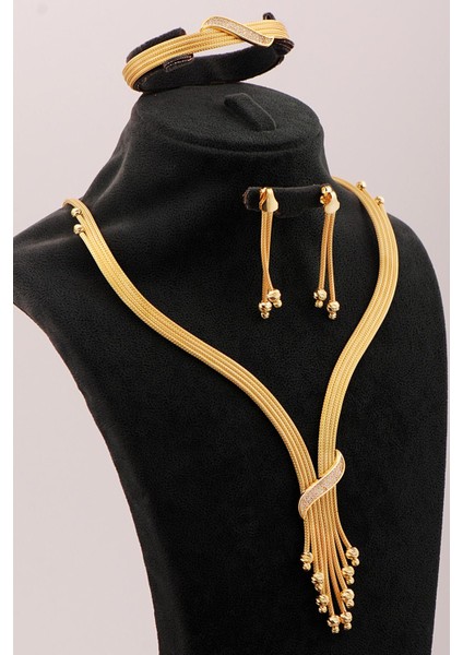 Hasır Dorissa Altın Kaplama Elişi Gümüş Set 2847 fiyatları