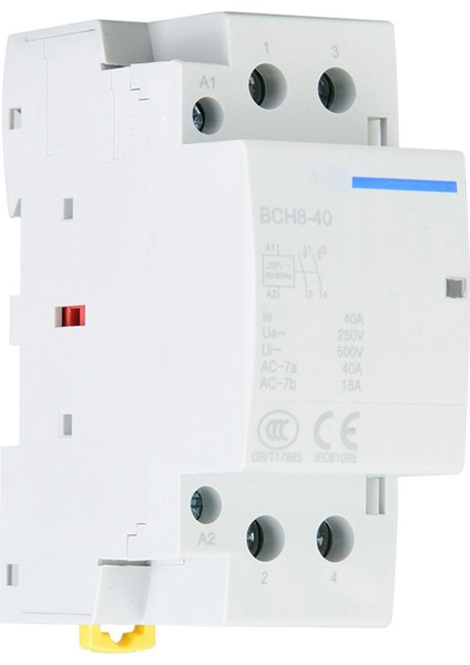 2p 40A Düşük Güç Tüketimi Ev Tipi Dın Ray Ac Kontaktörü 2no 50/60HZ / (Yurt Dışından)