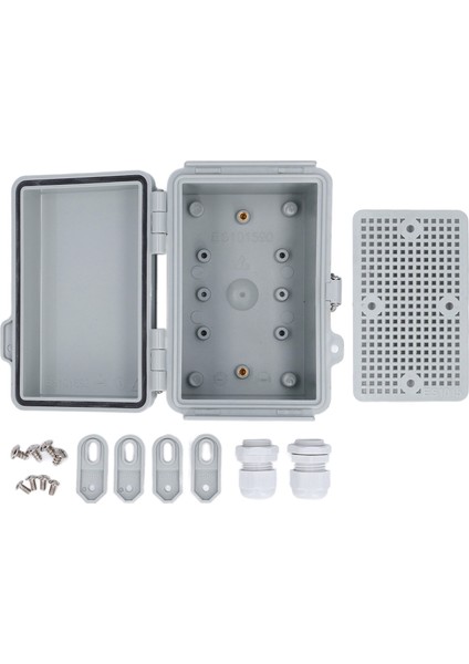 Açık Hava Elektrik Kutusu IP67 Suya Dayanıklı Abs Plastik Proje Kutusu Paslanmaz Çelik Menteşeli Wifi Için 3.9 x 5.9 x 3.5in (Yurt Dışından)
