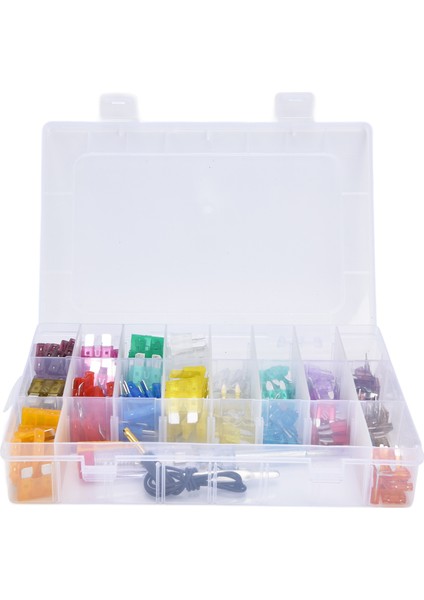 180 Adet Araba Bıçak Sigortası Alüminyum Alaşımlı Otomotiv Sigortaları Çeşitliliği Kiti Devre Test Cihazı 5‑40A (Yurt Dışından)