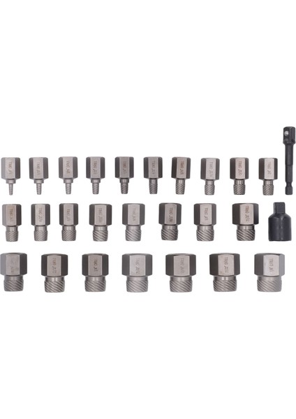 27 Adet Vida Çıkarıcı Altıgen Kırık Vida Çıkarıcı Takım Seti Tamir Bakım Için (Yurt Dışından) modelleri