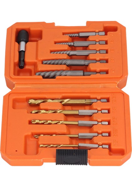 11 Adet Hasarlı Vida Çıkarma Takımı Hhs Profesyonel Cıvata Saplama Çıkarma Aracı Vida Çıkarıcı (Yurt Dışından)