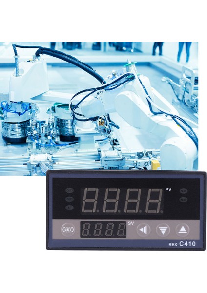 Rex C410 Ayarlanabilir Röle Kontrol Çıkışı Dijital Sıcaklık Kontrol Cihazı Termostat AC220V (Yurt Dışından) modelleri