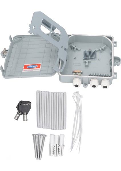 Optik Fiber Dağıtım Kutusu 8 Çekirdek Su Geçirmez Fiber Optik Ayırıcı Kutusu Iç Mekan Dış Mekan (Yurt Dışından)