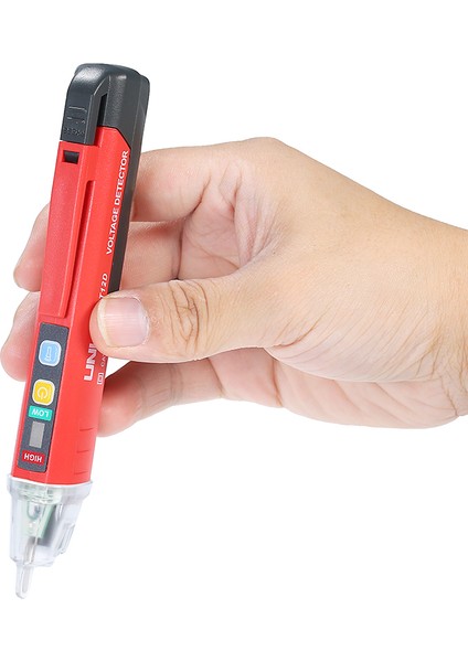 Unı-T Taşınabilir Temassız Ac Gerilim Test Cihazı Kalem Şeklinde V～uyarı Dedektörü Ses ve Işık Alarmı ve LED El Feneri ile (Yurt Dışından) indirimleri