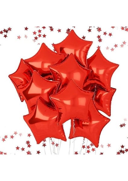 Yıldız Folyo Balon Kırmızı 18 Inc fiyatları