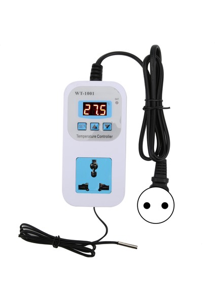 Sıcaklık Kontrol Cihazı Akıllı Dijital Ayarlanabilir Kontrol Soketi 10A WT-1001 (Yurt Dışından)