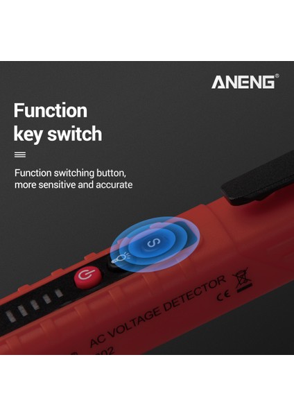 Aneng VD802 Temassız Ac Voltaj Dedektörü Test Cihazı 12V-1000V Kalem Tipi Elektrik Göstergesi LED Çıkış Voltaj Dedektörü Sensörü Wit (Yurt Dışından) fırsatları