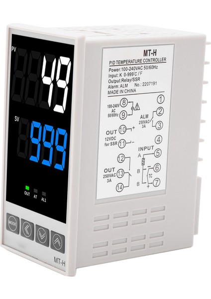 Pıd Sıcaklık Kontrol Cihazı Kiti Akıllı Dijital Ekran Otomatik Sıcaklık Kontrol Cihazı AC100‑240V 48 x 96MM (Yurt Dışından) fiyatları