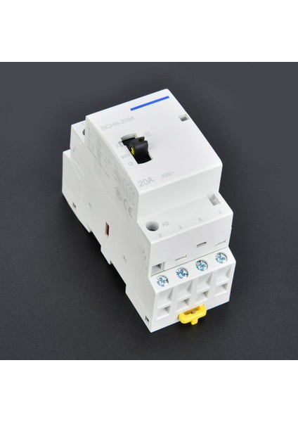 BCH8-20M Ev Tipi Ac Kontaktörü 24V 20A 4p Din Raylı Kontaktör Manuel Kontrol Anahtarı ile 4no (Yurt Dışından) fiyatları