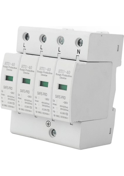 Pv Ac Aşırı Gerilim Koruma Cihazı Yıldırım Koruması Alev Ac Aşırı Gerilim Koruyucu 4p 20‑40KA 385VAC (Yurt Dışından) indirimleri