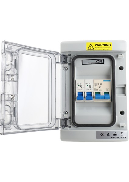 Su Geçirmez Dağıtım Kutusu Abs Pc Devre Kesici Dağıtım Koruma Kutuları Garajlar Için 230V (Yurt Dışından)