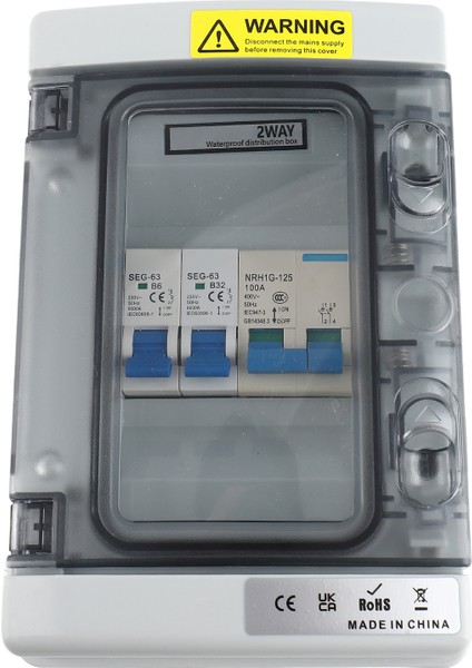 Su Geçirmez Dağıtım Kutusu Abs Pc Devre Kesici Dağıtım Koruma Kutuları Garajlar Için 230V (Yurt Dışından) indirimleri