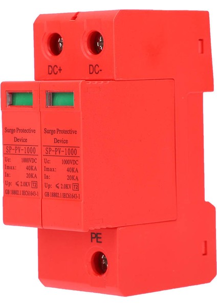 Aşırı Gerilim Koruma Cihazı Fotovoltaik Antithunder Modüler Cihazlar DC1000V 2P40KA (Yurt Dışından) fiyatları