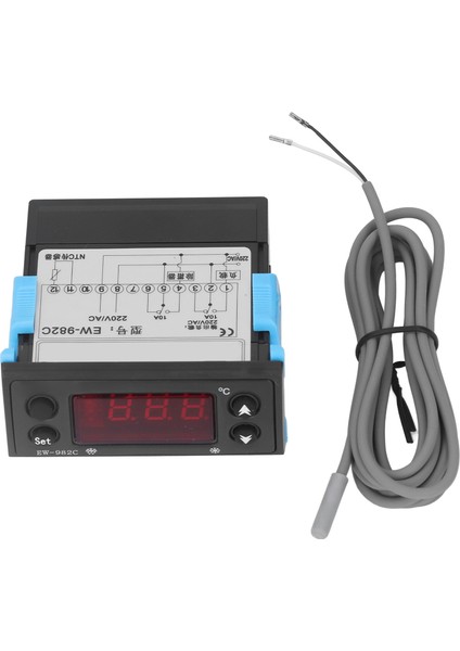 Sıcaklık Kontrol Cihazı Buz Çözme Soğutma Termostatı Dijital Ekran Ac 220V Soğutucu Için (Yurt Dışından)