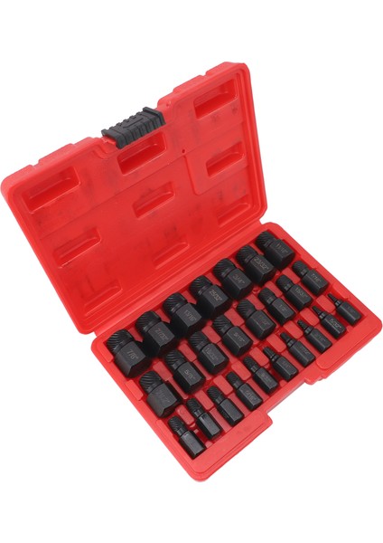 25 Adet Vida Çıkarıcı Altıgen Şaftlı Imparatorluk Vida Çıkarma Aleti Hasarlı Kırık Soyulmuş Vidalar Cıvatalar Siyah (Yurt Dışından) modelleri