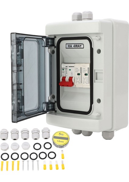 Devre Kesici Mcb Izolasyon Anahtarı Koruma Su Geçirmez Dağıtım Kutusu Dc 500V Dış Mekan Için 32A (Yurt Dışından)