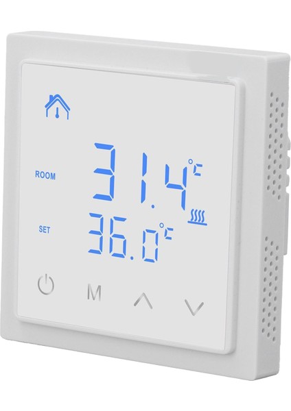 Elektrikli Yerden Isıtma Termostatı LED Ekran Yüksek Doğruluk Yanlış Temas Önleyici Sıcaklık Kontrol Cihazı 16A AC85V‑250V (Yurt Dışından) fiyatları