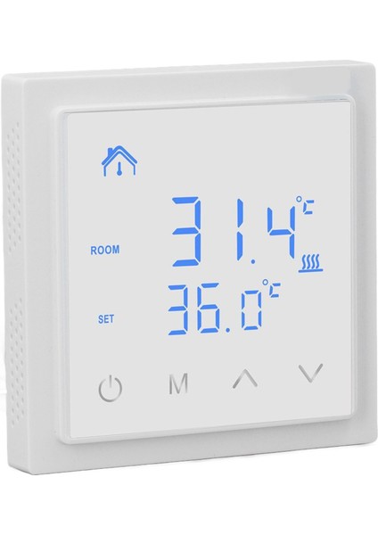 Elektrikli Yerden Isıtma Termostatı LED Ekran Yüksek Doğruluk Yanlış Temas Önleyici Sıcaklık Kontrol Cihazı 16A AC85V‑250V (Yurt Dışından) modelleri