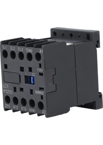 Ac Kontaktör Pc Muhafazası Gümüş Alaşım Noktaları Yüksek Hassasiyet K Tipi 12A 1no Güç Kontaktörü Voltajı 110V (Yurt Dışından)