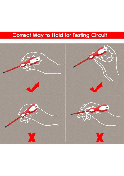 500V Izoleli Tornavida Voltaj Test Cihazı 2'si 1 Arada Tersinir Manyetik Yivli ve Çapraz Tornavida Elektroprob Devre Testi Için Çoklu Tornavidalar (Yurt Dışından) indirimleri