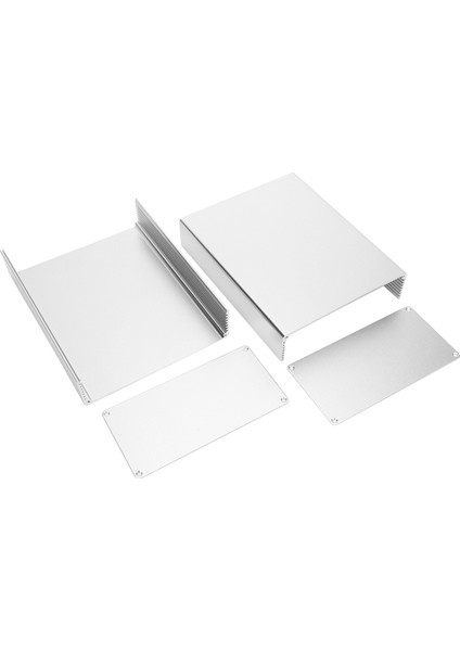 Proje Kutusu Muhafaza Kutusu Bölünmüş Tip Alüminyum Alaşımlı Muhafaza Devre Kartı Endüstriyel Ekipmanı Için Gümüş (Yurt Dışından) fiyatları