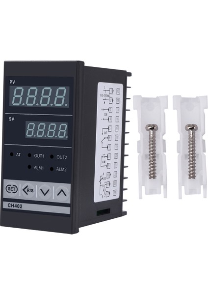 CH402 AC85‑264V Yüksek Hassasiyetli Akıllı Pıd Sıcaklık Kontrol Cihazı Termostat Röle Tc/rtd Girişi (Yurt Dışından)
