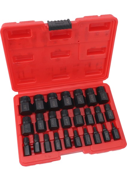 25 Adet Vida Çıkarıcı Altıgen Şaftlı Imparatorluk Vida Çıkarma Aleti Hasarlı Kırık Soyulmuş Vidalar Cıvatalar Siyah (Yurt Dışından) fırsatları