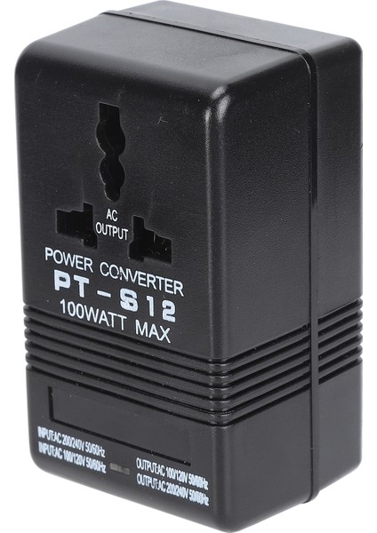 Gerilim Dönüştürücü Ac 100V-120V Ila 220V-240V Step Up Buck Güç Adaptörü Transformatör 100W (Yurt Dışından)