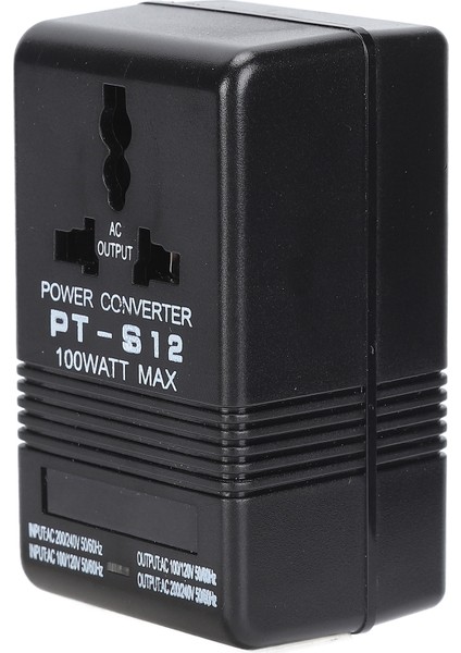 Gerilim Dönüştürücü Ac 100V-120V Ila 220V-240V Step Up Buck Güç Adaptörü Transformatör 100W (Yurt Dışından)