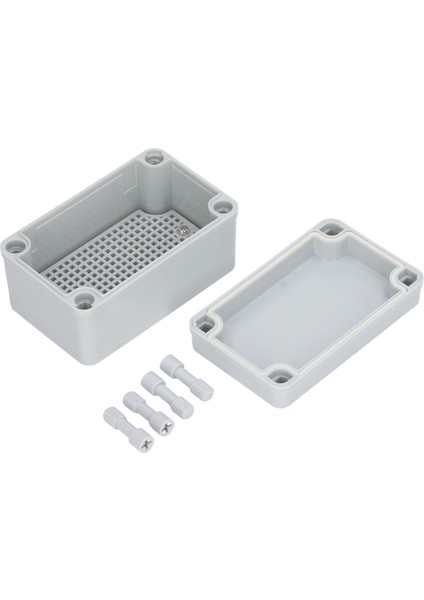 Gri Elektrik Bağlantı Kutusu Montaj Plakalı IP67 Su Geçirmez Darbe Direnci Pratik Elektrik Proje Kutusu (Yurt Dışından)