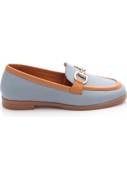 07-1 Kadin Aksesuarli Loafer Ayakkabi