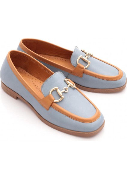 07-1 Kadin Aksesuarli Loafer Ayakkabi