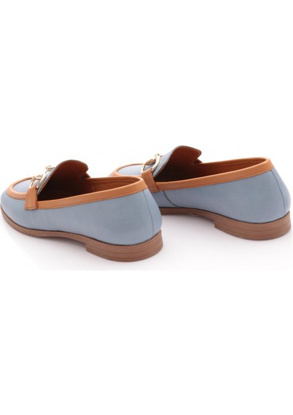 07-1 Kadin Aksesuarli Loafer Ayakkabi