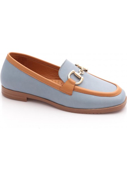 07-1 Kadin Aksesuarli Loafer Ayakkabi