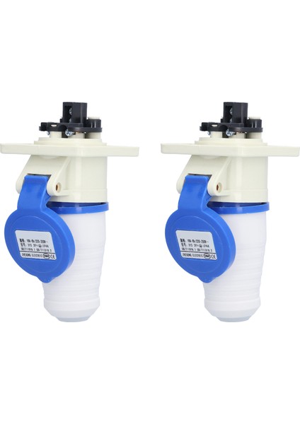 2 Set Endüstriyel Güç Konnektörü 3 Pin Tek Fazlı Havacılık Fiş Soketi 220V250V 16A 2p+E (Yurt Dışından) modelleri
