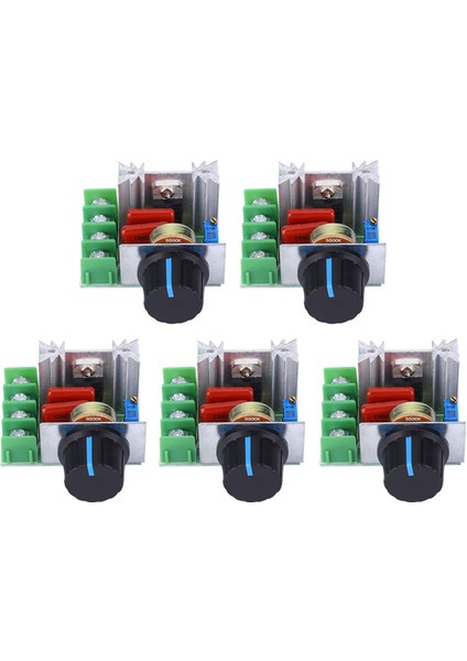 5 Adet Motor Hız Kontrol Cihazı 50~ Ac Pwm Değişken Hız (Yurt Dışından)