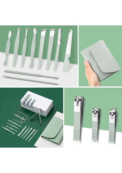 Kendiliğininden Çantalı Seyahat Tipi 16 Parça Manikür Pedikür Seti (5047) fırsatları