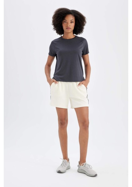 Fit Standart Fit Sporcu Kısa Paça Modal Şort D1279AX24HS fırsatları