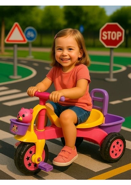 Mini Prenses Pedalı-Renkli Rüya Bisikleti-Neşeli Pedallar