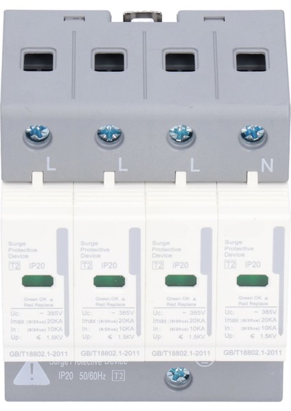 Berm Ev Aşırı Gerilim Koruyucu Yıldırım Koruma Modülü Ev Kullanımları Için 4P20KA BEM‑LY20 (Yurt Dışından) modelleri