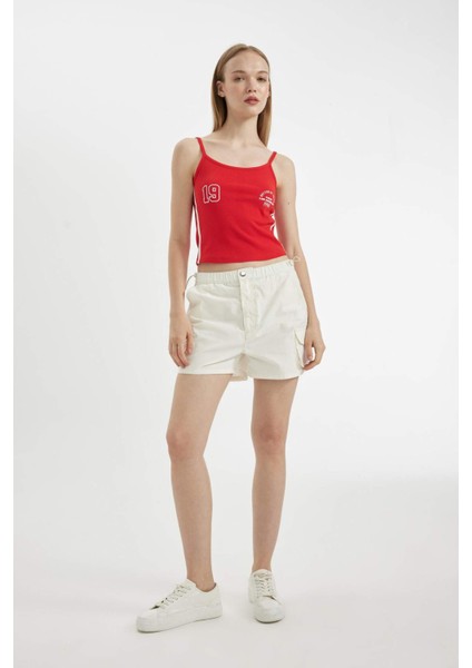 Coool Regular Fit Normal Bel Kısa Paça Gabardin Şort A3688AX24HS