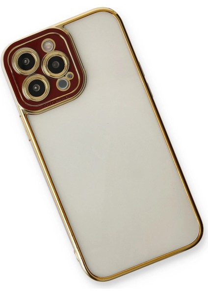 Iphone 13 Pro Kılıf Liva Lens Silikon - Bordo Svlrs modelleri