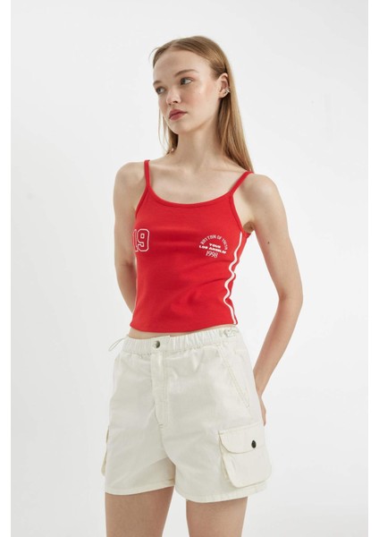 Coool Regular Fit Normal Bel Kısa Paça Gabardin Şort A3688AX24HS