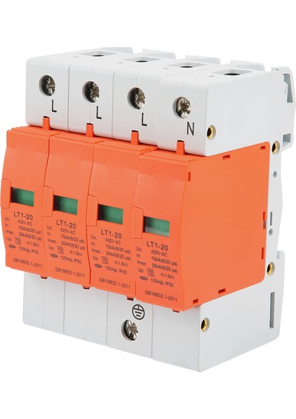 4p 20KA 420VAC Ev Aşırı Gerilim Korumalı Düşük Gerilim Parafudr Cihazı (Yurt Dışından) indirimleri